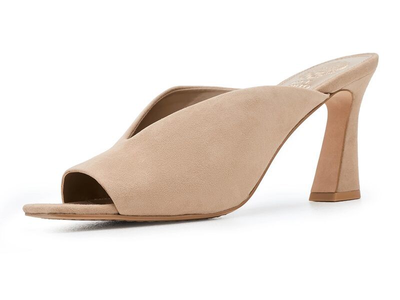 ヴィンスカムート レディース シューズ ヒール Vince Camuto Galeni Peep Toe Higheel Mule Tortilla