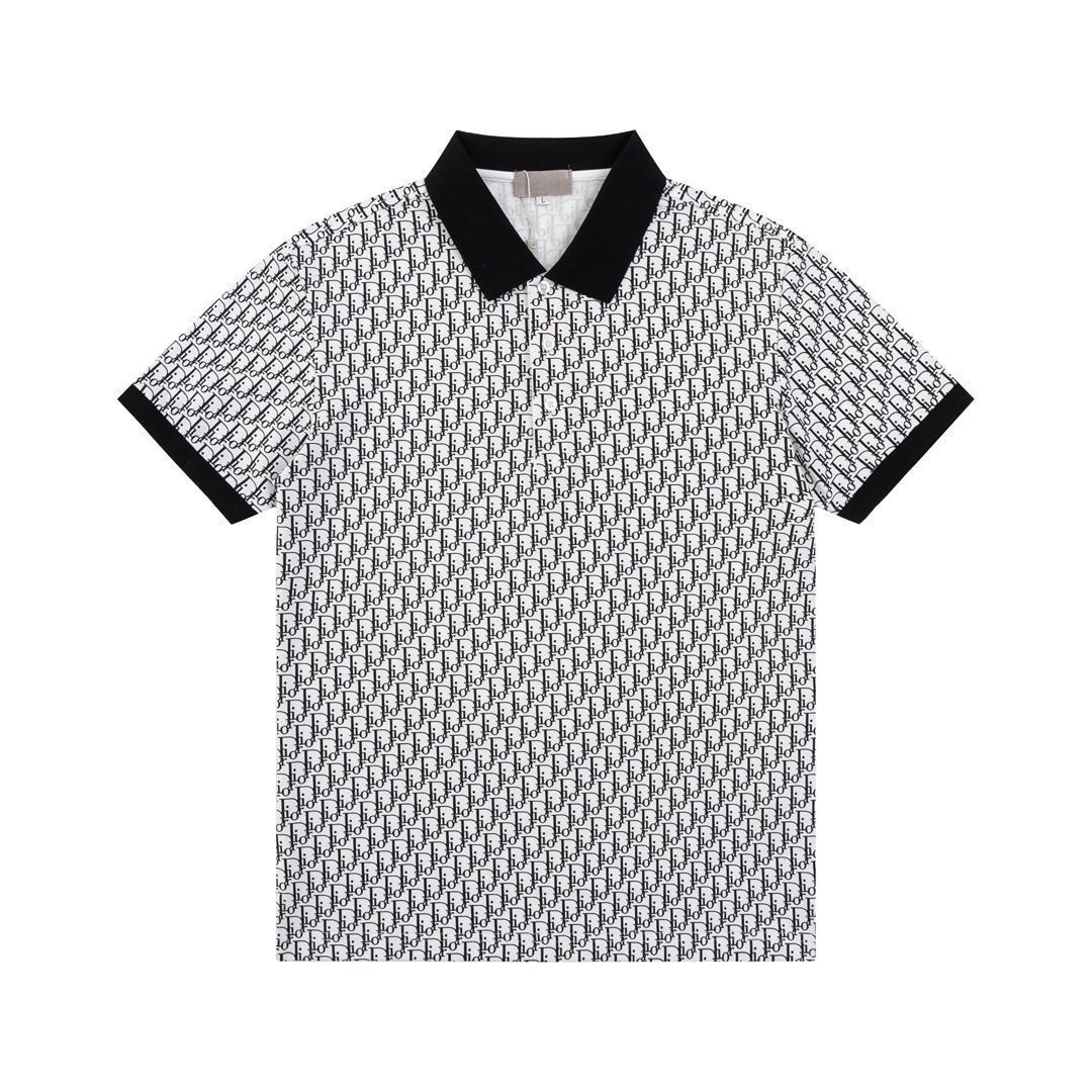 高級美品 状態良 新品！新品 タグ付 CHRISTIAN DIOR クリスチャン ディオールポロシャツ 半袖シャツ POLO メンズ レディース ユニセックス カジュアル