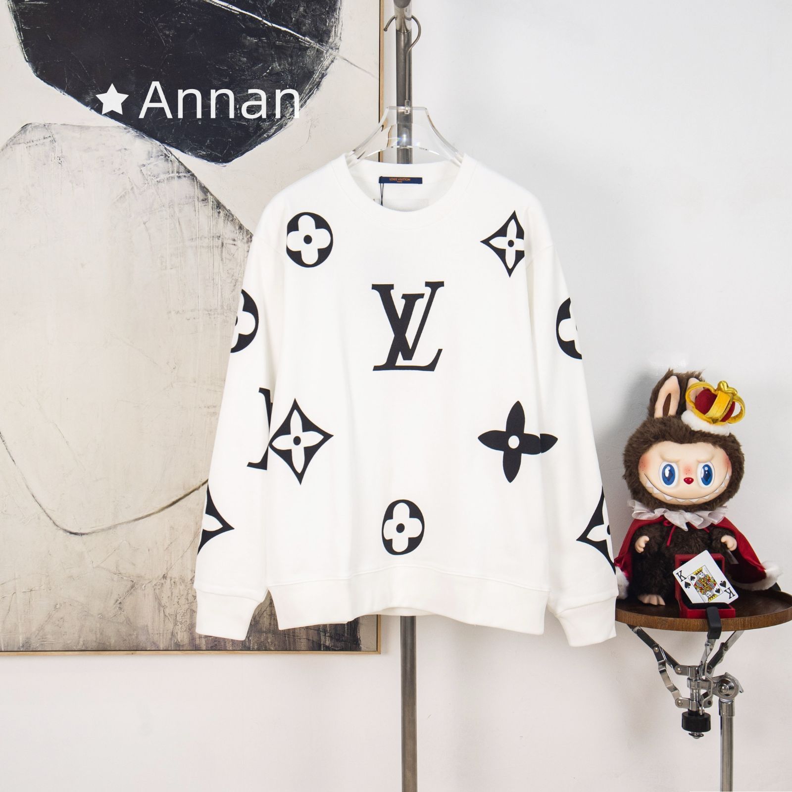 【未使用品】最終値下げ新品 タグ付 LV LOUIS VUITTON ルイヴィトン パーカー シンプルフード付きパーカー ユニセックス