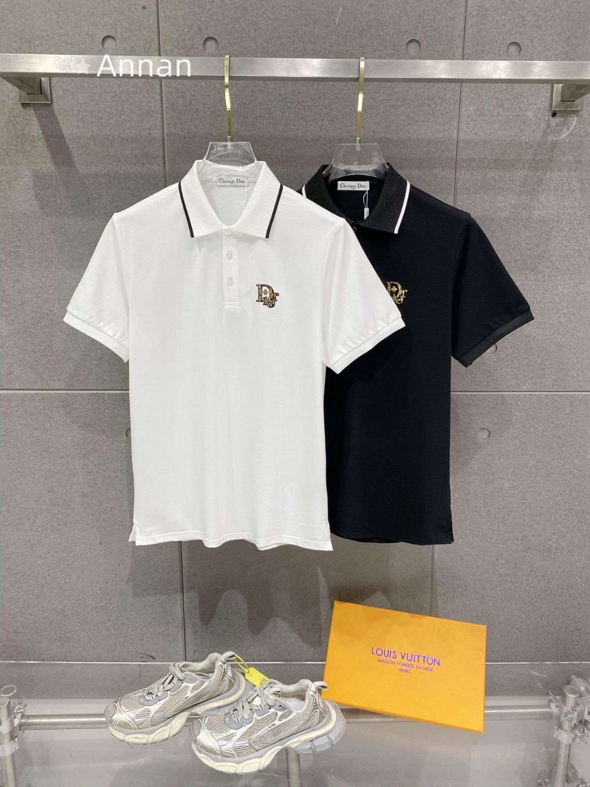 新製品 本日特価 美新品 タグ付 CHRISTIAN DIOR クリスチャン ディオールポロシャツ 半袖シャツ POLO メンズ レディース ユニセックス カジュアル