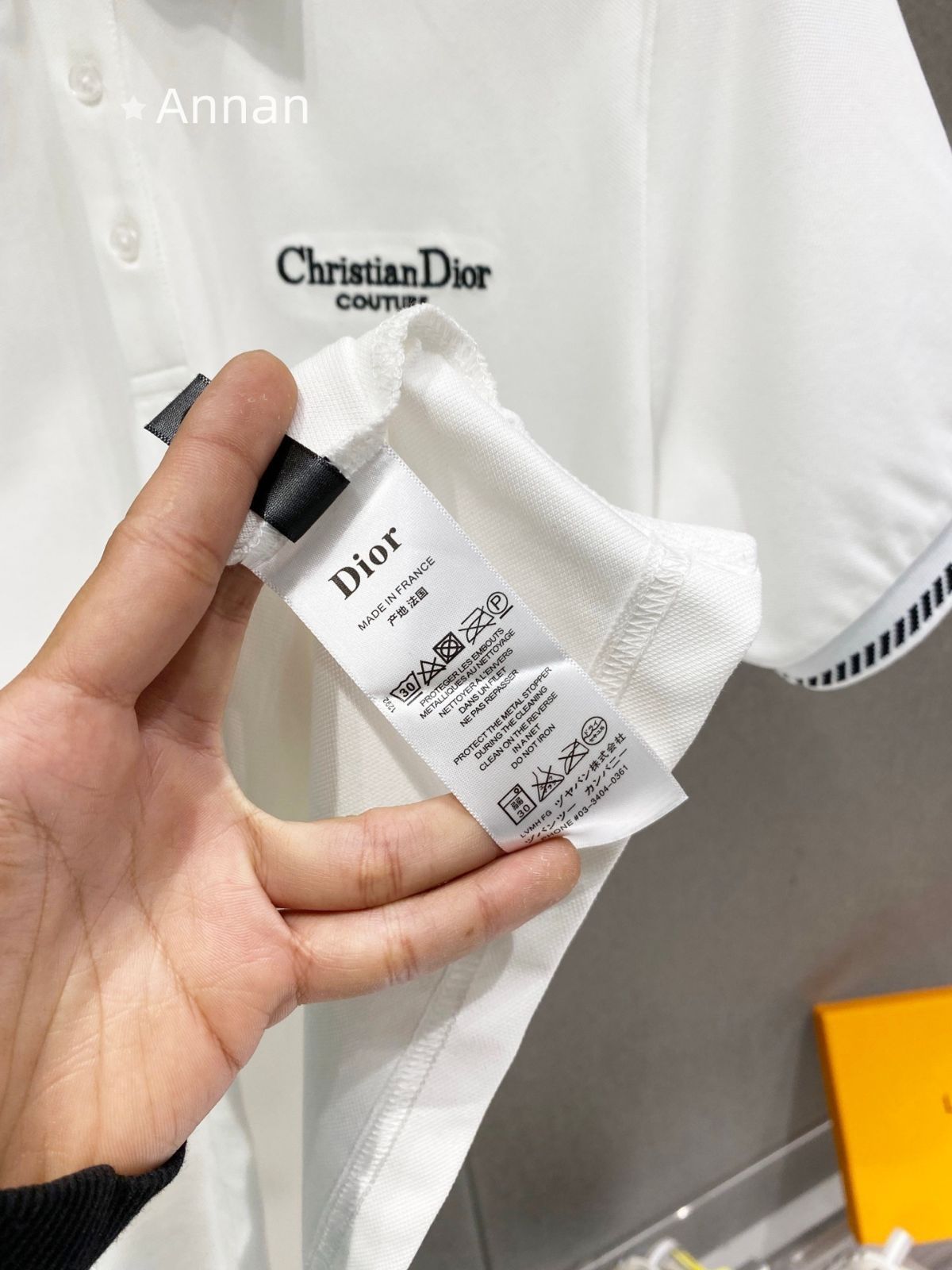 激レア 本日特価 新品 タグ付 CHRISTIAN DIOR クリスチャン ディオールポロシャツ 半袖シャツ POLO メンズ レディース ユニセックス カジュアル