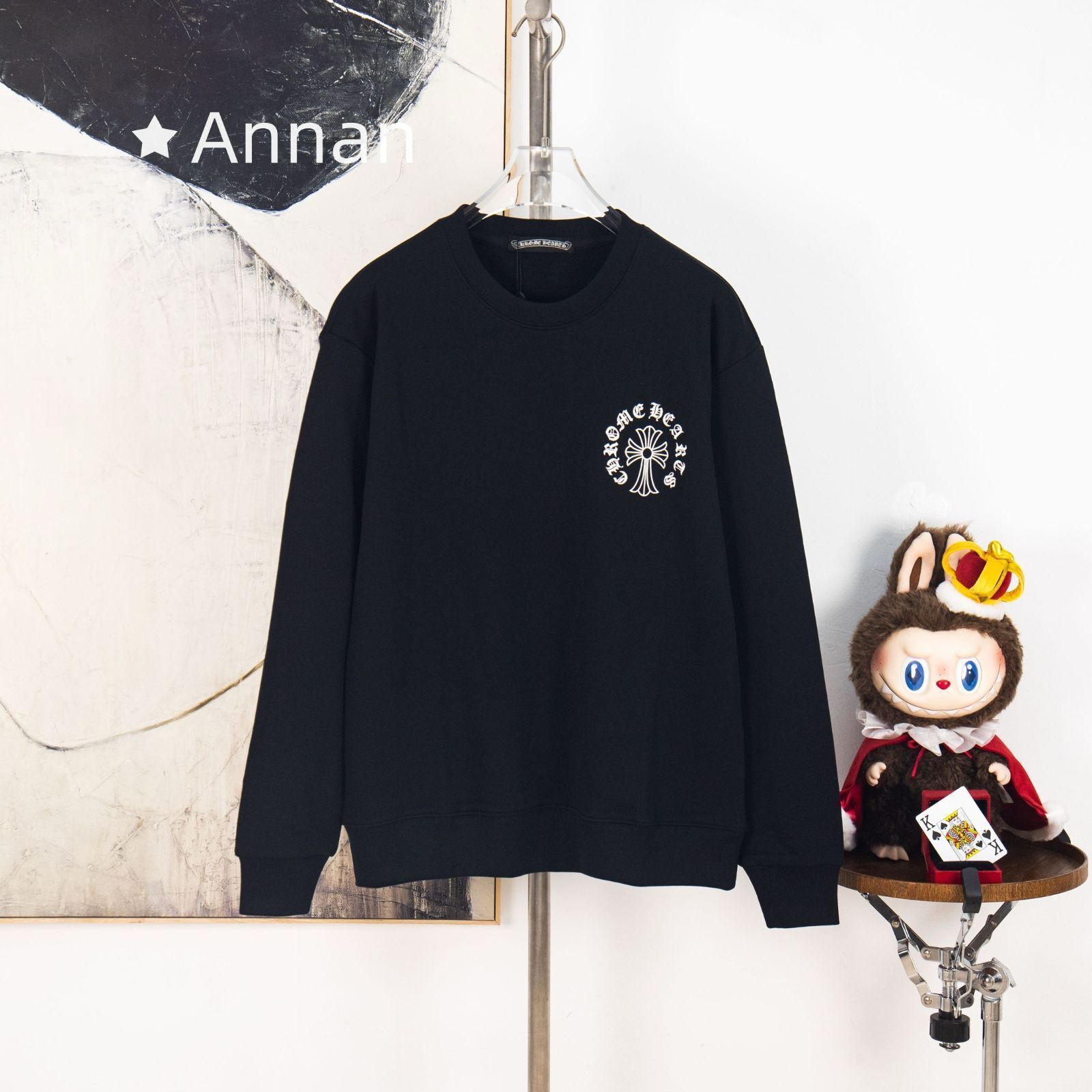 美品新品 タグ付 CHROME HEARTS クロムハーツ パーカー シンプルフード付きパーカー ユニセックス