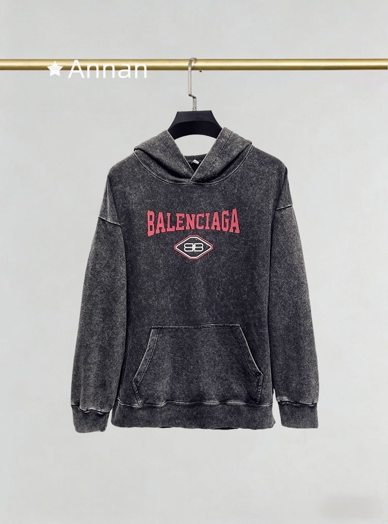 破格 可愛 美新品 タグ付 BALENCIAGA バレンシアガ パーカー シンプルフード付きパーカー ユニセックス