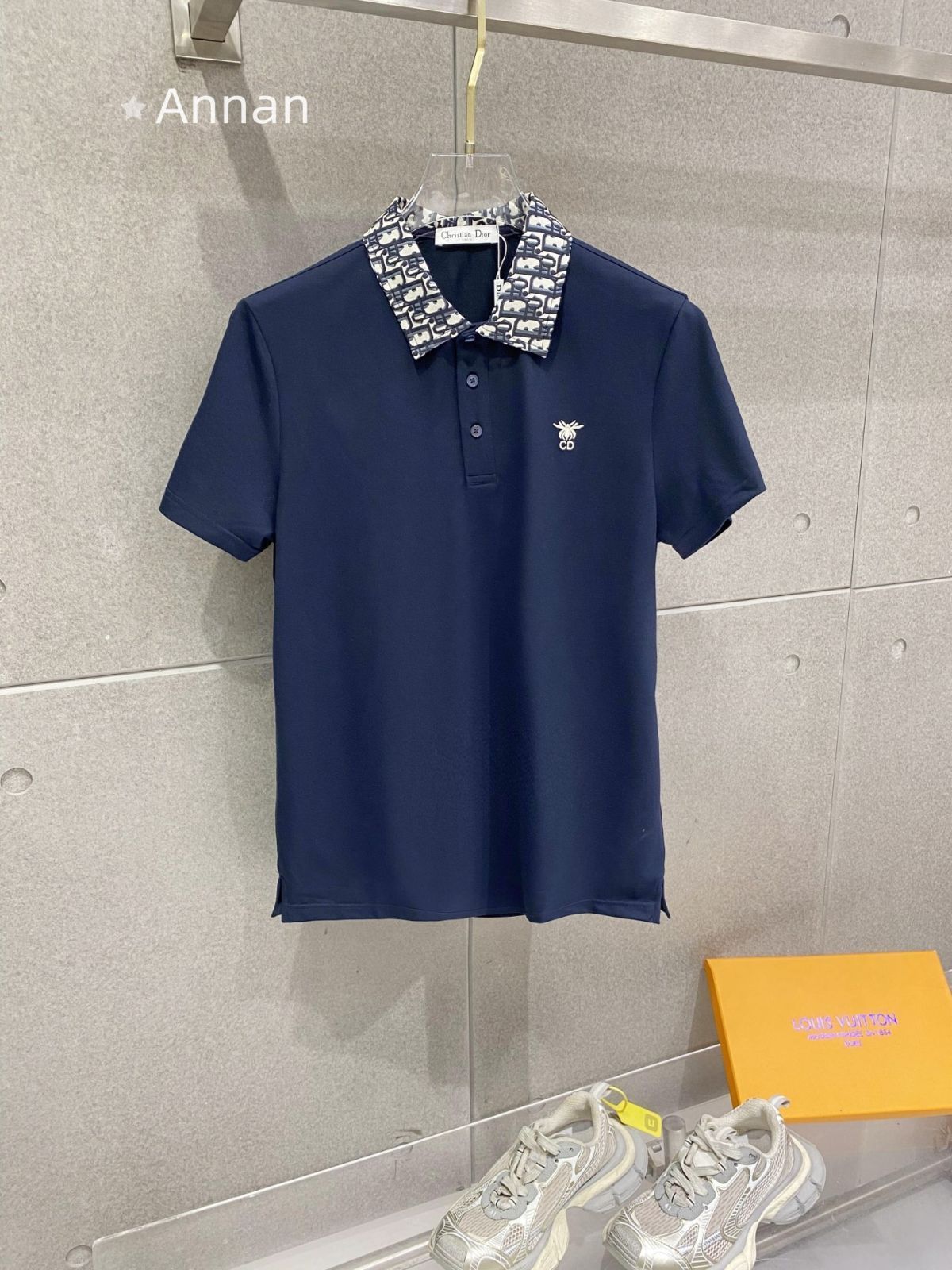 激レア 超美品 新品！新品 タグ付 CHRISTIAN DIOR クリスチャン ディオールポロシャツ 半袖シャツ POLO メンズ レディース ユニセックス カジュアル