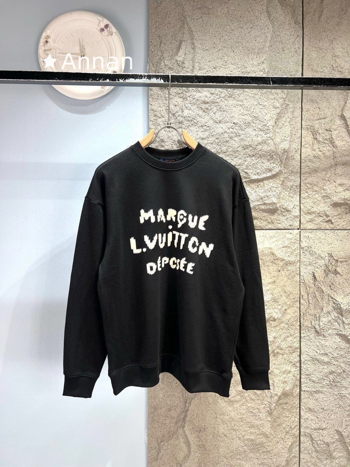 極美品 新品 タグ付 LV LOUIS VUITTON ルイヴィトン パーカー シンプルフード付きパーカー ユニセックス