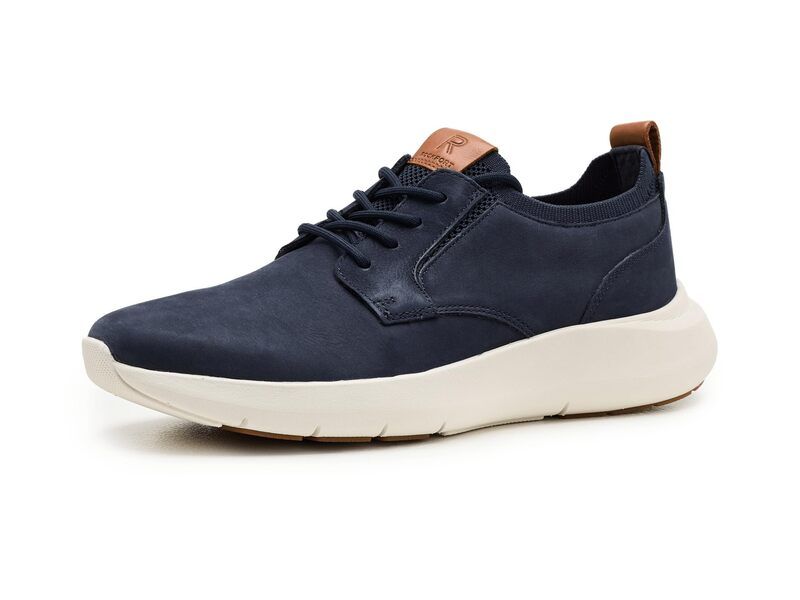 ロックポート メンズ シューズ スニーカー Rockport Jonston Dark Blue Leath ブルー