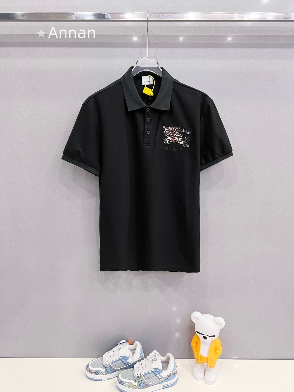 本日特価 本日限定！新品 タグ付 BURBERRY バーバリー ポロシャツ 半袖シャツ POLO メンズ レディース ユニセックス カジュアル
