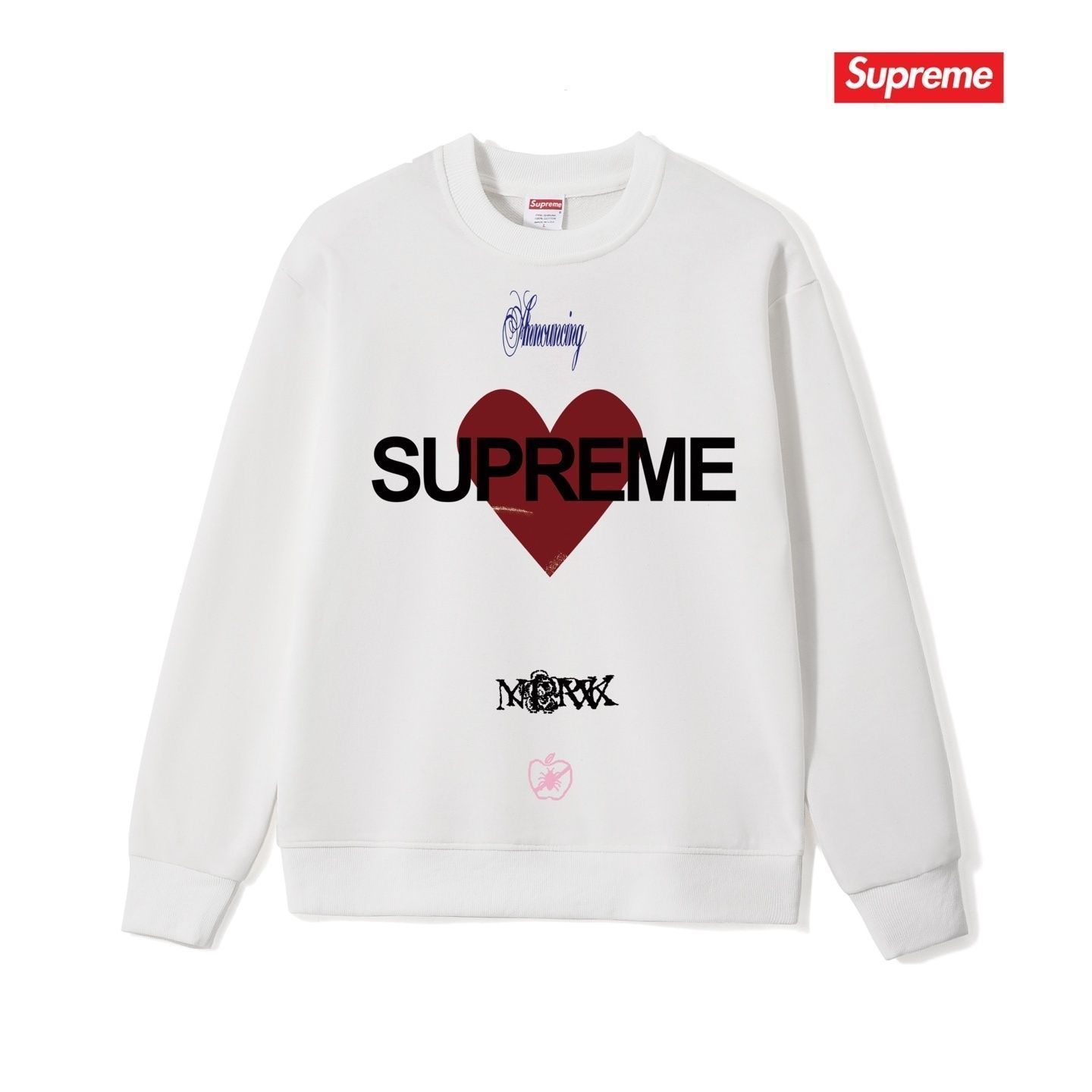 超美品 送料込☆新品 タグ付 SUPREME シュプリームパーカー シンプルフード付きパーカー ユニセックス