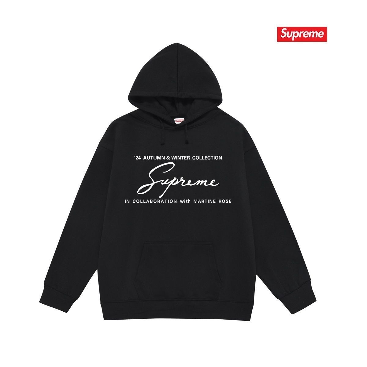 限定 新品未使用品 本日限定！本日限定！新品 タグ付 SUPREME シュプリームパーカー シンプルフード付きパーカー ユニセックス 10,500円