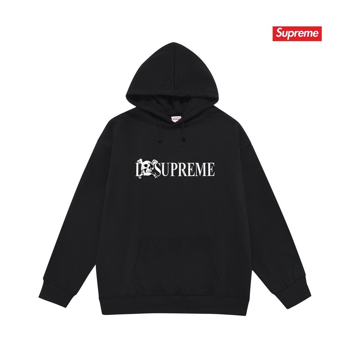 超美品値下げ 新品 タグ付 SUPREME シュプリームパーカー シンプルフード付きパーカー ユニセックス