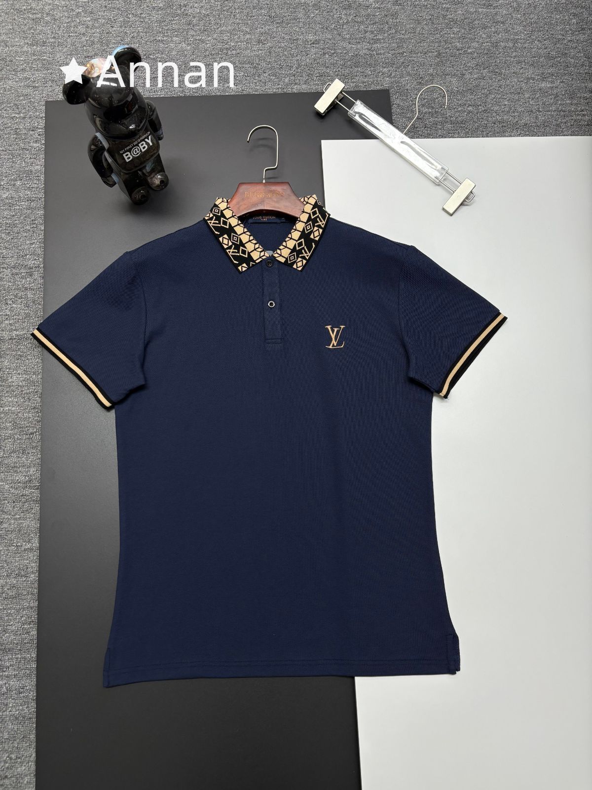 超美品 限定品 限界価格 新品!新品 タグ付 LV LOUIS VUITTON ルイヴィトン ポロシャツ 半袖シャツ POLO メンズ レディース ユニセックス カジュアル