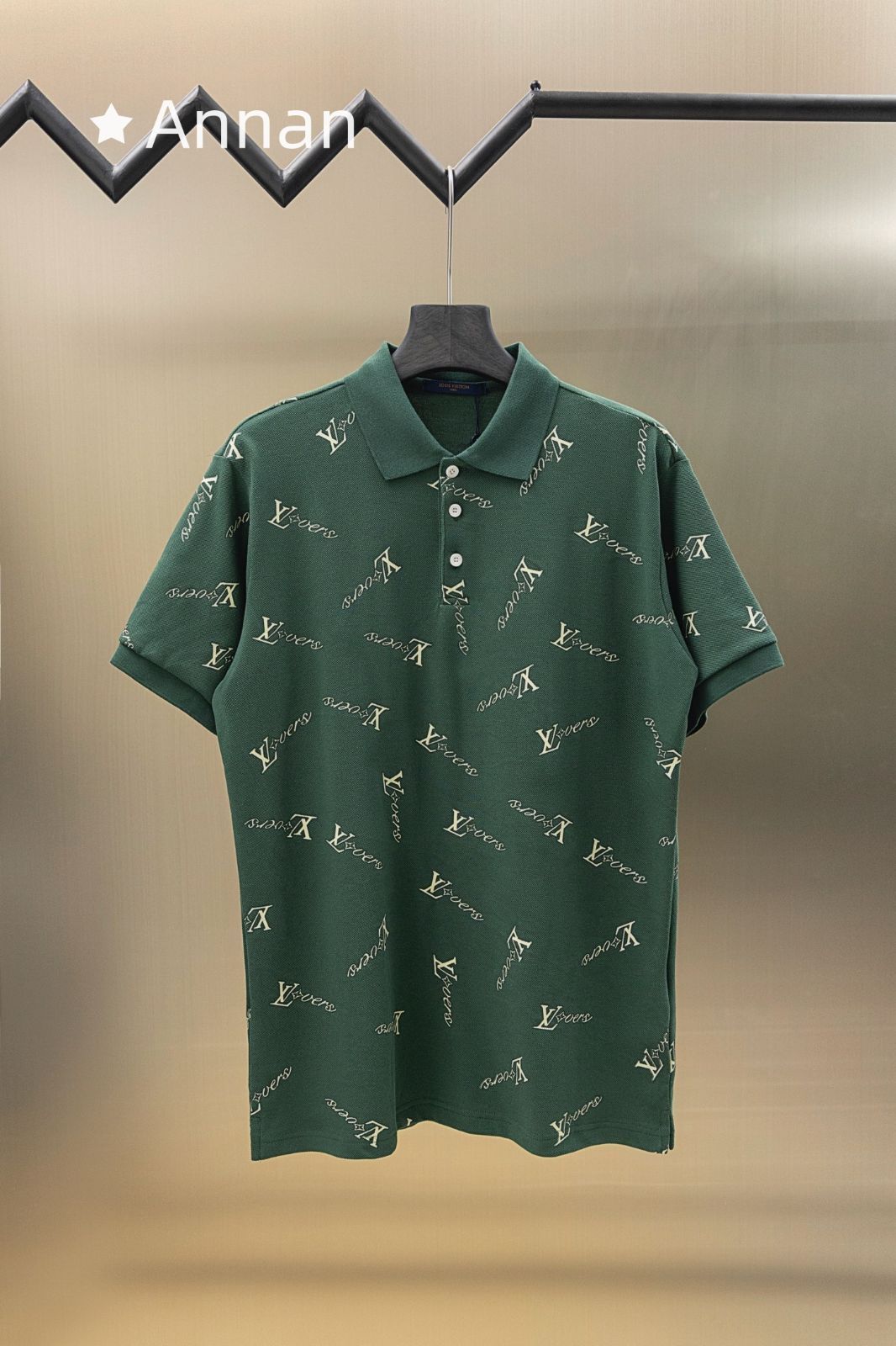 超極SSS新品 タグ付 LV LOUIS VUITTON ルイヴィトン ポロシャツ 半袖シャツ POLO メンズ レディース ユニセックス カジュアル