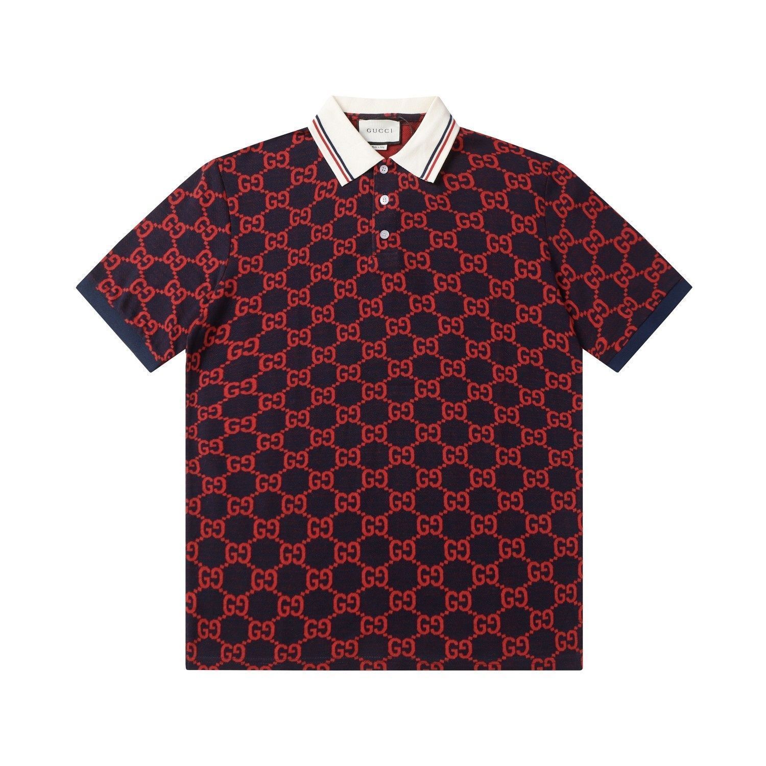 状態良 新品 タグ付 GUCCI グッチ ポロシャツ 半袖シャツ POLO メンズ レディース ユニセックス カジュアル