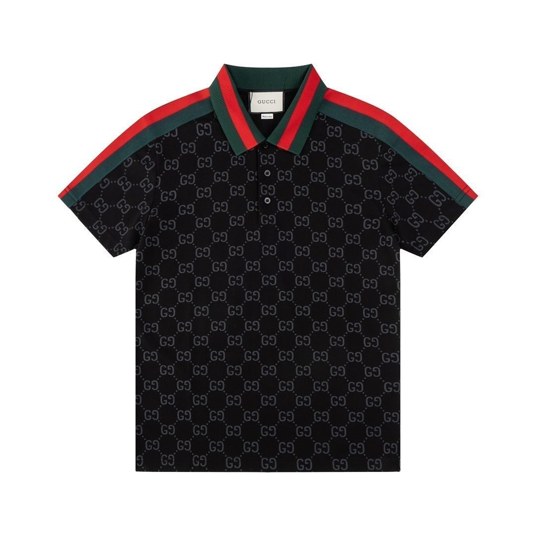 人気 超美品新品 タグ付 GUCCI グッチ ガポロシャツ 半袖シャツ POLO メンズ レディース ユニセックス カジュアル