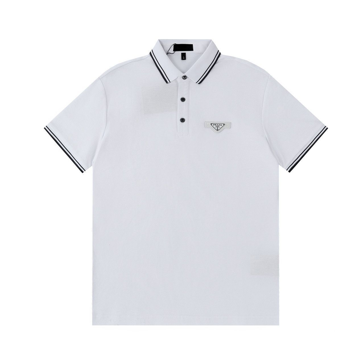 お値下げ！限定 新品 タグ付 PRADA プラダ ポロシャツ 半袖シャツ POLO メンズ レディース ユニセックス カジュアル