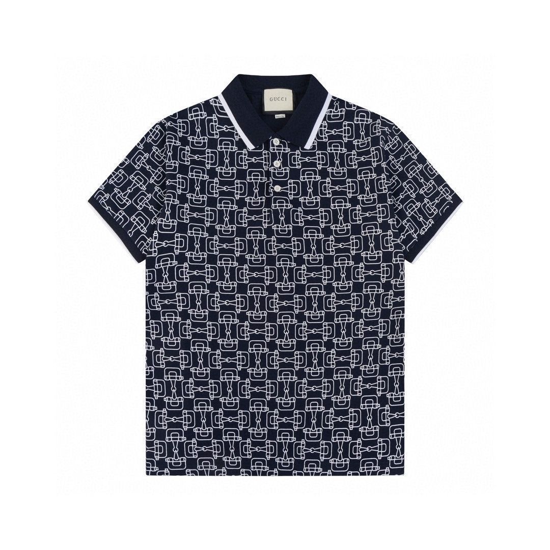 洒落 美品 ★★ 新品 タグ付 GUCCI グッチ ポロシャツ 半袖シャツ POLO メンズ レディース ユニセックス カジュアル