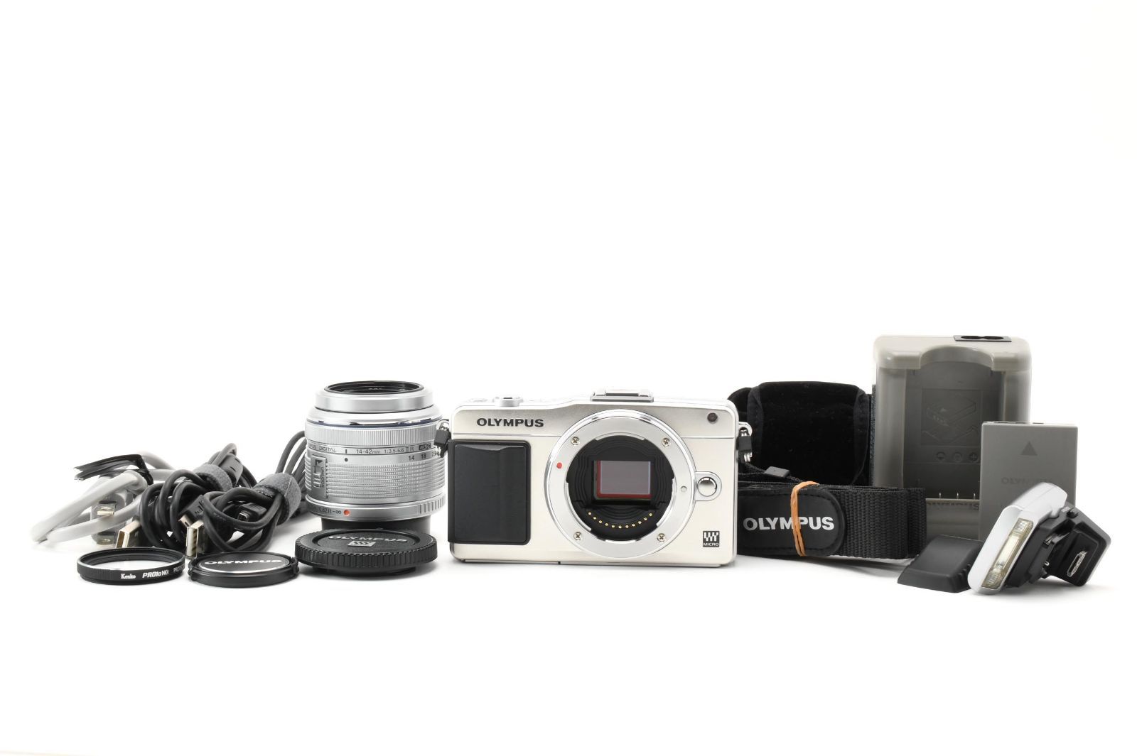 【返品保証】並品｜OLYMPUS オリンパス E-PM2 レンズキット ミラーレス一眼 #C260617-06
