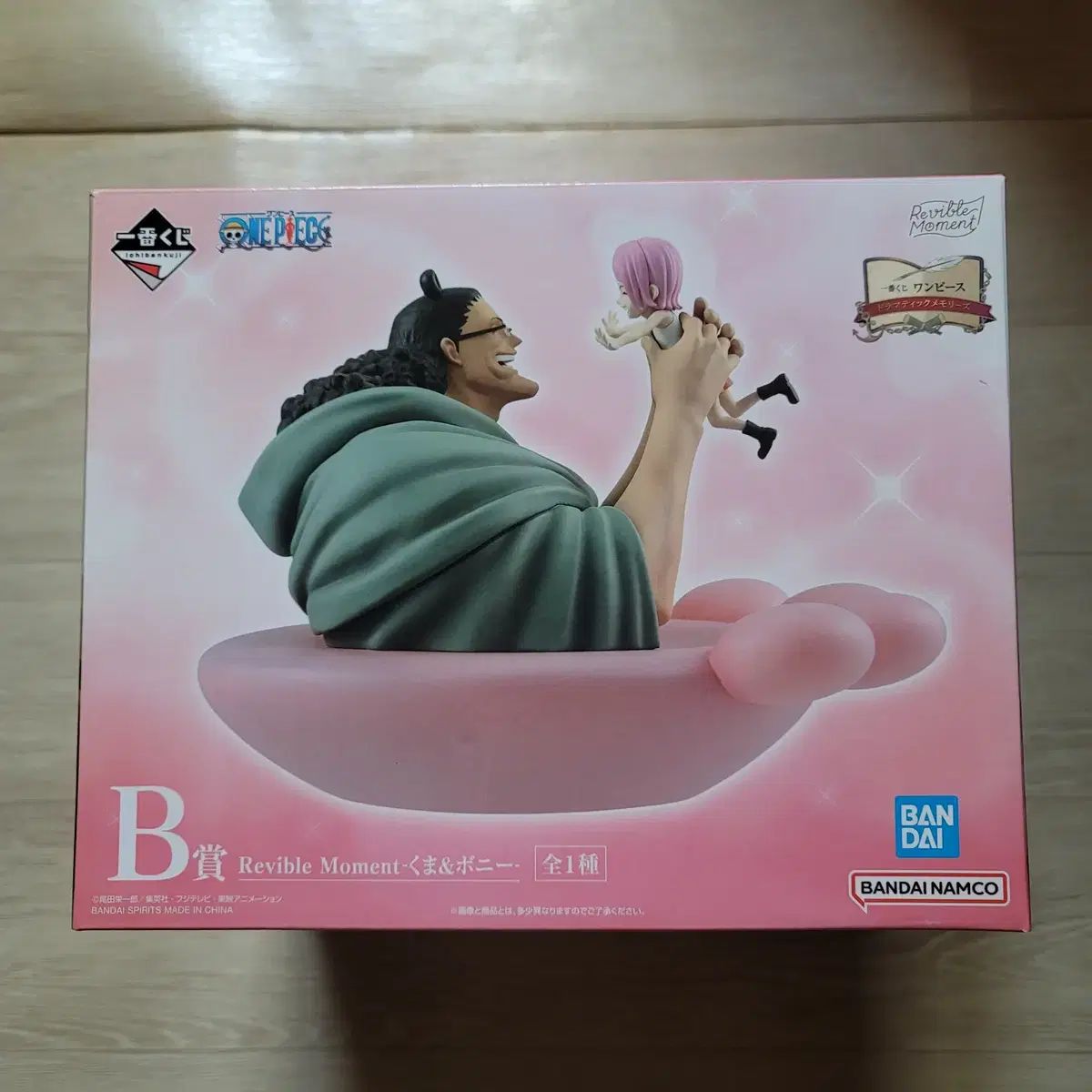 新品未開封 ONE PIECE フィギュア 一番くじ B賞 くま & ボニー