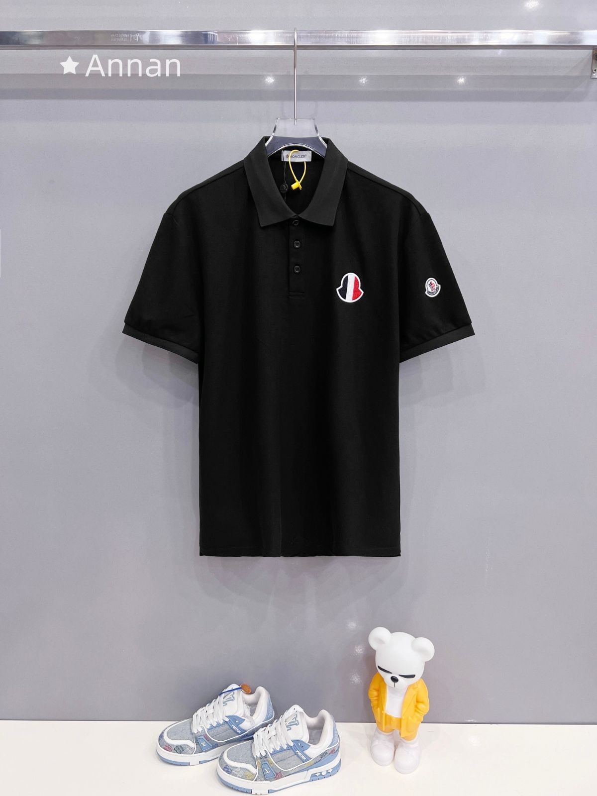 送料込☆送料込☆ 新品 タグ付 MONCLER モンクレール ポロシャツ 半袖シャツ POLO メンズ レディース ユニセックス カジュアル
