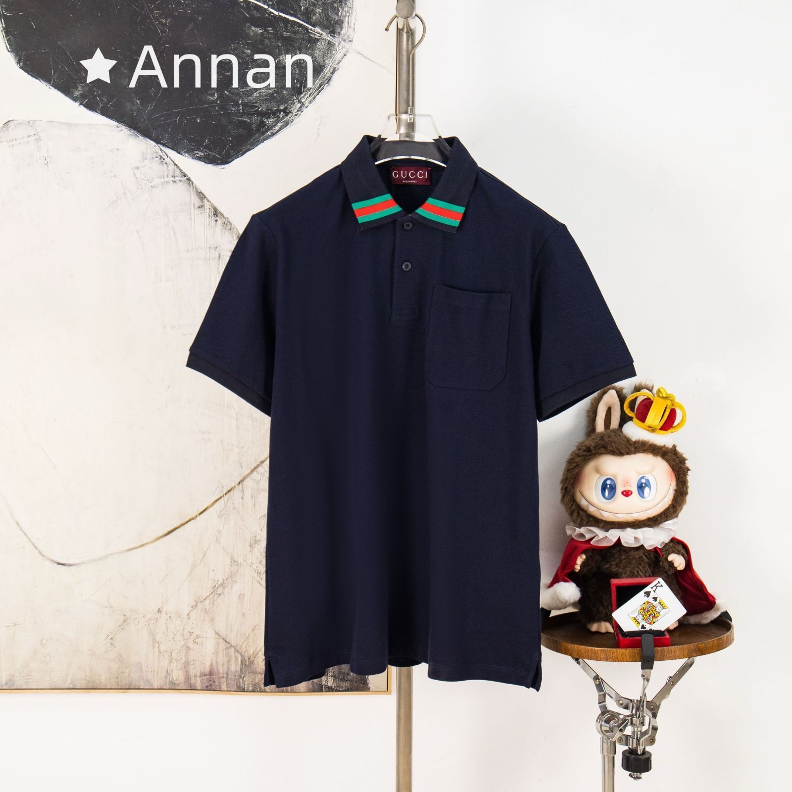 限定品★★ 新品 タグ付 GUCCI グッチ ポロシャツ 半袖シャツ POLO メンズ レディース ユニセックス カジュアル