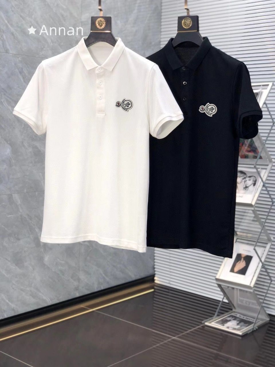 限界価格 新品 タグ付 MONCLER モンクレール ポロシャツ 半袖シャツ POLO メンズ レディース ユニセックス カジュアル