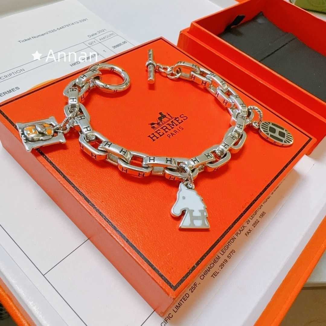超美品 限定品 限界価格 新品！新品 HERMES エルメス ブレスレット バングル リストバンド メンズ 結婚式 卒業式 清楚 イベント 入学式