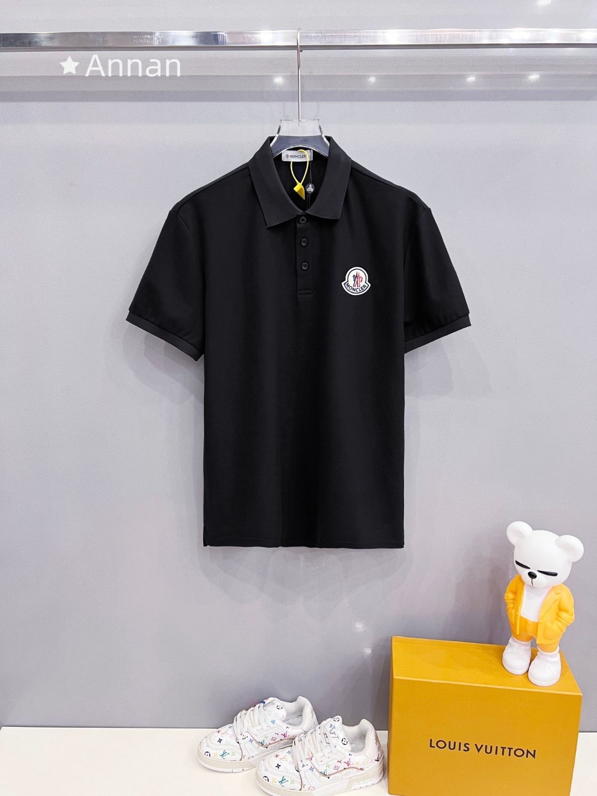 全新 限定価格 新品 タグ付 MONCLER モンクレール ポロシャツ 半袖シャツ POLO メンズ レディース ユニセックス カジュアル