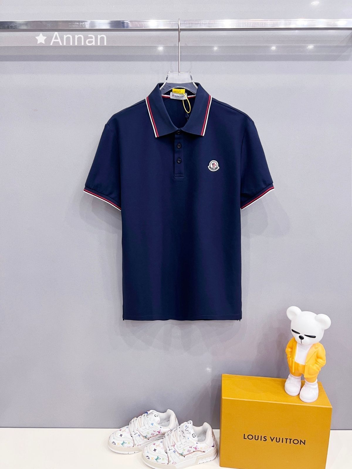 大幅値下げ 新品 タグ付 MONCLER モンクレール ポロシャツ 半袖シャツ POLO メンズ レディース ユニセックス カジュアル