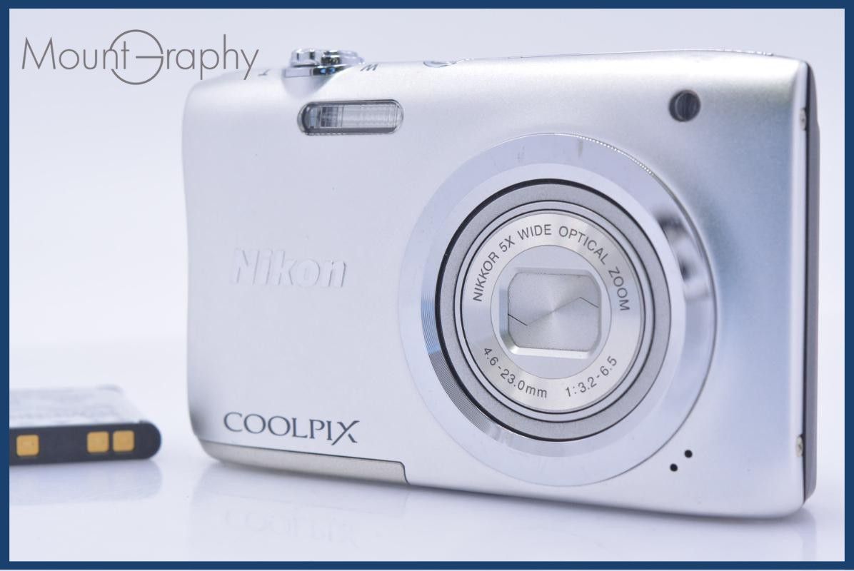 ニコン Nikon COOLPIX A100 5x バッテリー付属 同梱無料 #am8319