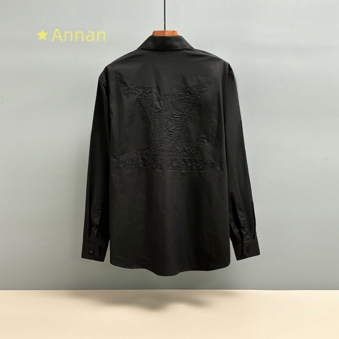 最終値下げ 新品 新品！新品 タグ付 LV LOUIS VUITTON ルイヴィトン 長袖シャツ メンズ レディース ユニセックス カジュアル