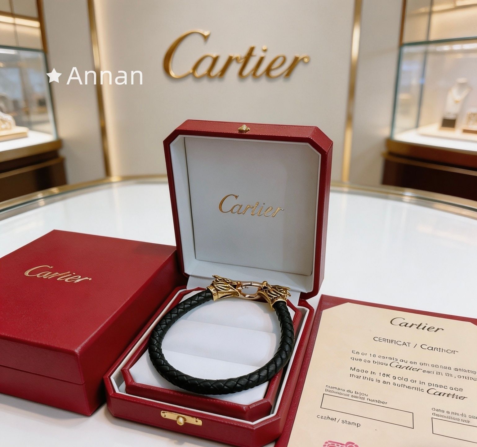 極美品 入手困難新品 CARTIER カルティエ ブレスレット バングル リストバンド メンズ 結婚式 卒業式 清楚 イベント 入学式