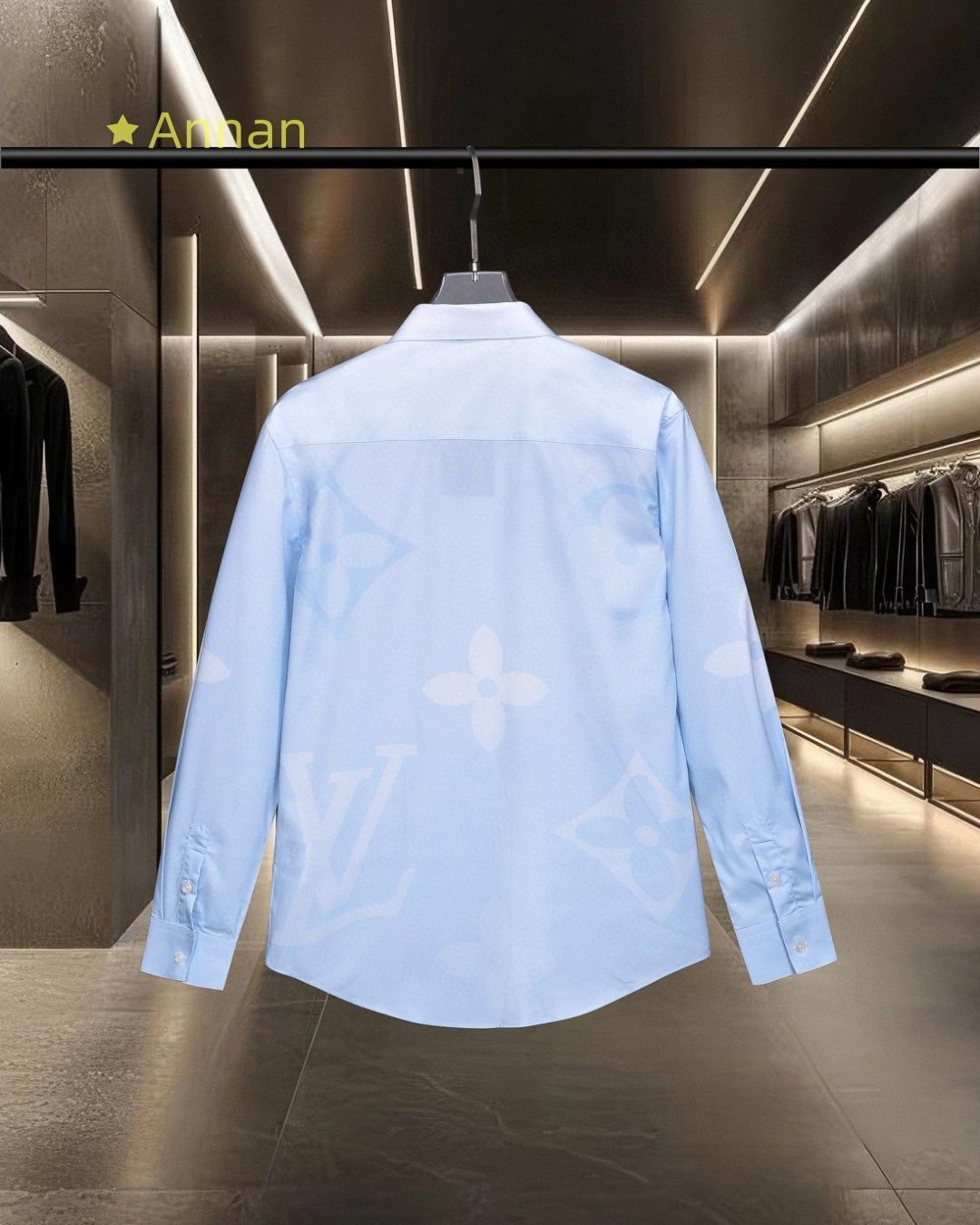 極美品 入手困難新品 タグ付 LV LOUIS VUITTON ルイヴィトン 長袖シャツ メンズ レディース ユニセックス カジュアル