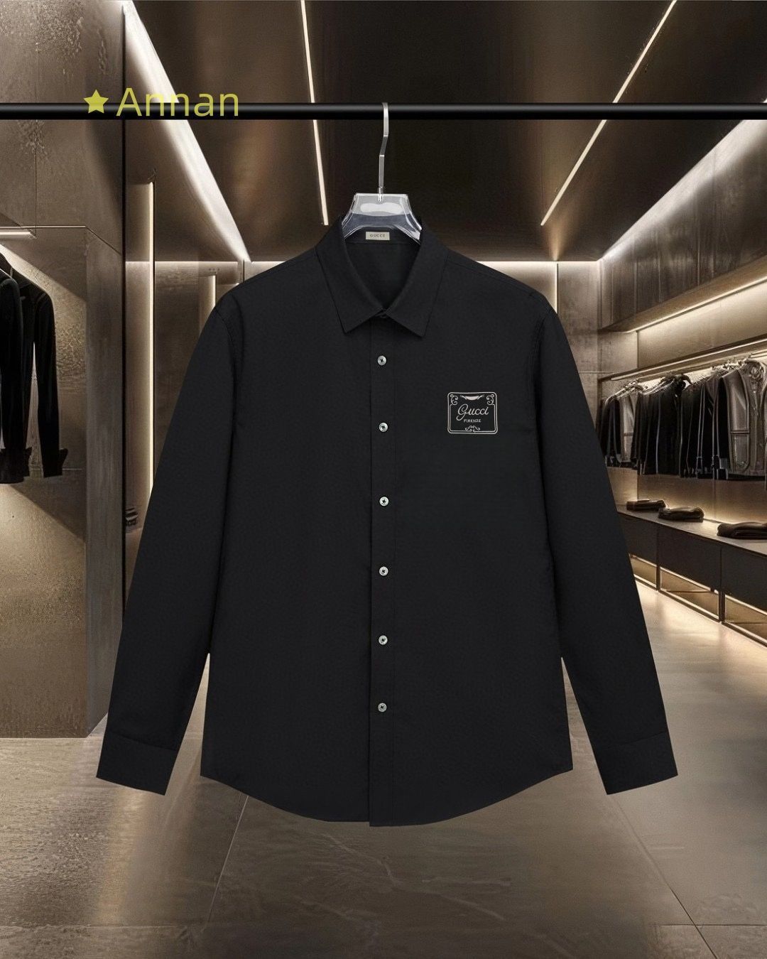 限界価格 超美品新品 タグ付 GUCCI グッチ 長袖シャツ メンズ レディース ユニセックス カジュアル