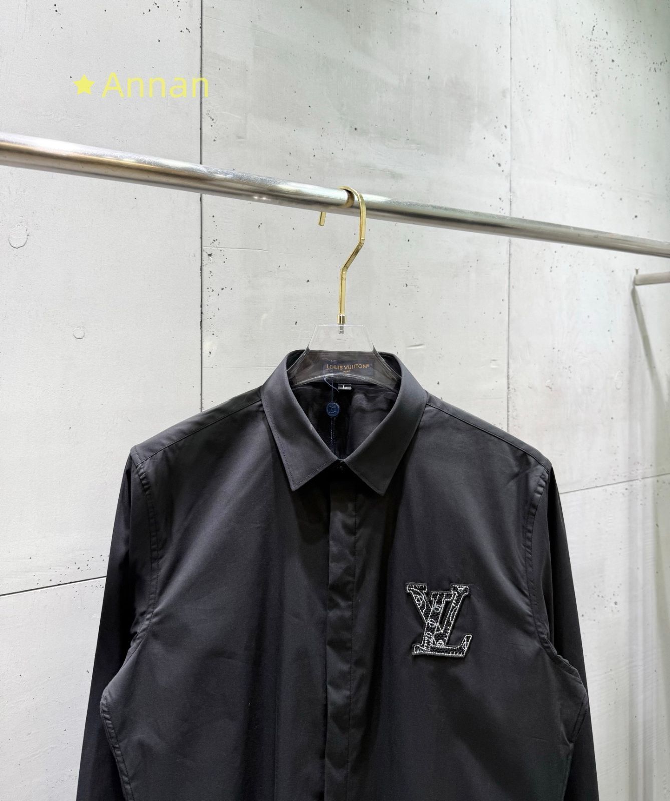 限界 美品 新品 タグ付 LV LOUIS VUITTON ルイヴィトン 長袖シャツ メンズ レディース ユニセックス カジュアル