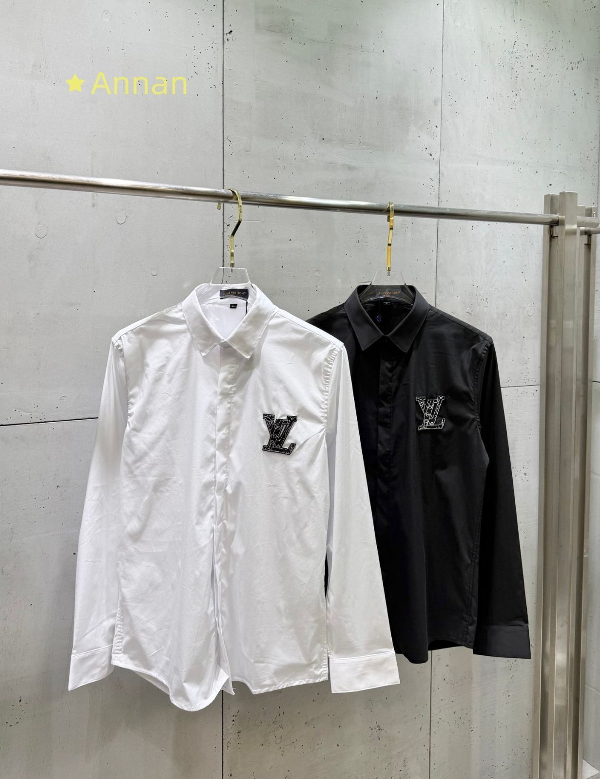 限界 美品 新品 タグ付 LV LOUIS VUITTON ルイヴィトン 長袖シャツ メンズ レディース ユニセックス カジュアル
