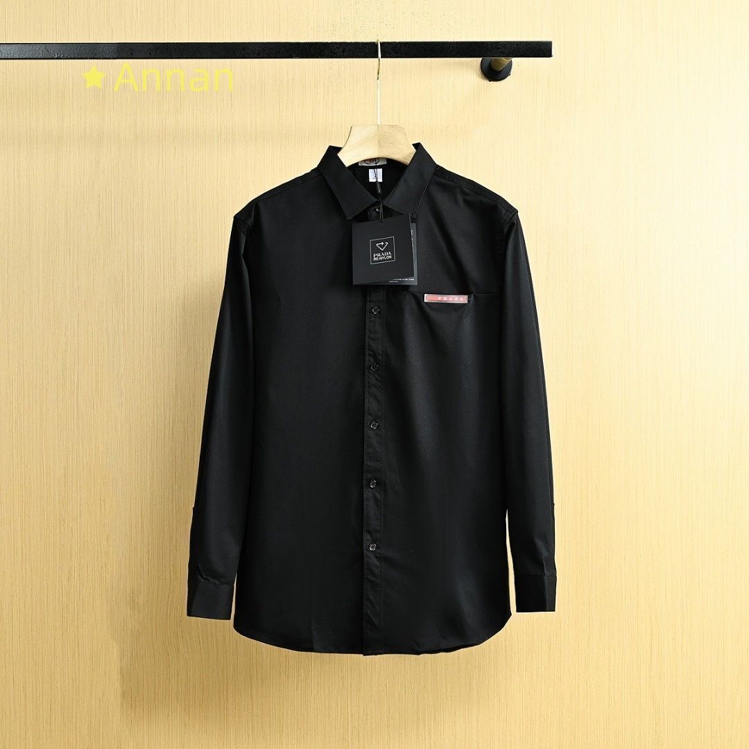高級 人気商品新品 タグ付 PRADA プラダ 長袖シャツ メンズ レディース ユニセックス カジュアル 高級 人気商品新品 タグ付 PRADA プラダ 長袖シャツ メンズ レディース ユニセックス カジュアル
