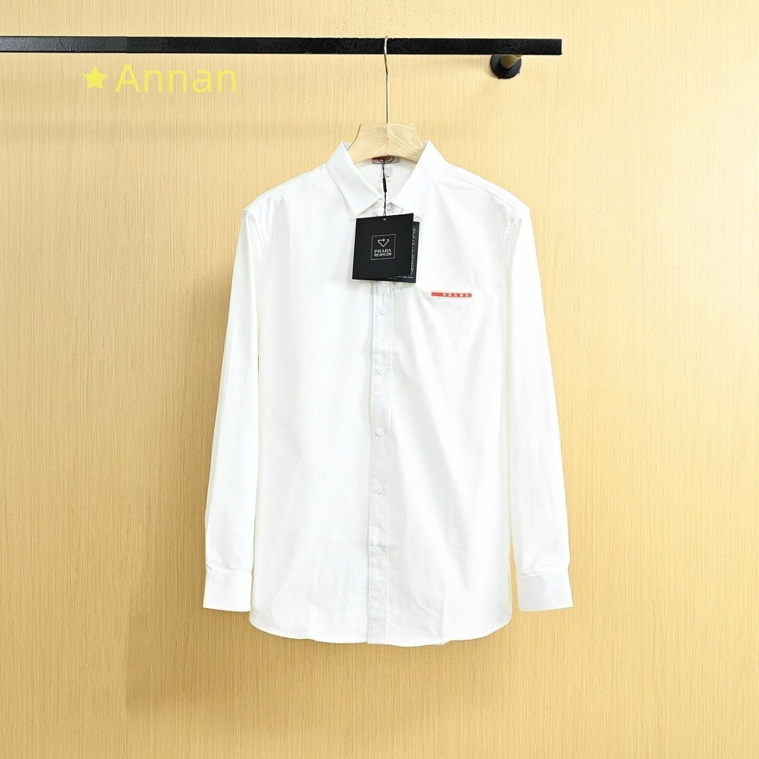 高級 人気商品新品 タグ付 PRADA プラダ 長袖シャツ メンズ レディース ユニセックス カジュアル 高級 人気商品新品 タグ付 PRADA プラダ 長袖シャツ メンズ レディース ユニセックス カジュアル