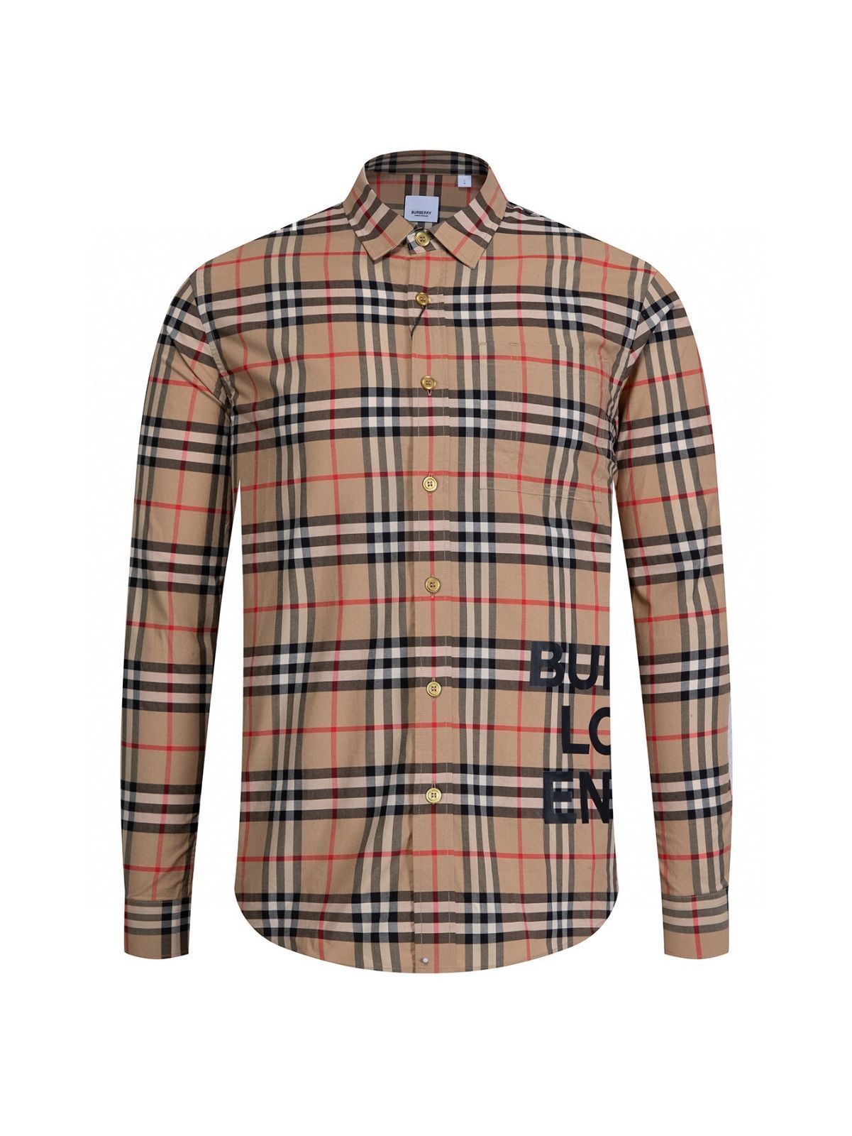 状態良 期間限定☆新品 タグ付 BURBERRY バーバリー 長袖シャツ メンズ レディース ユニセックス カジュアル
