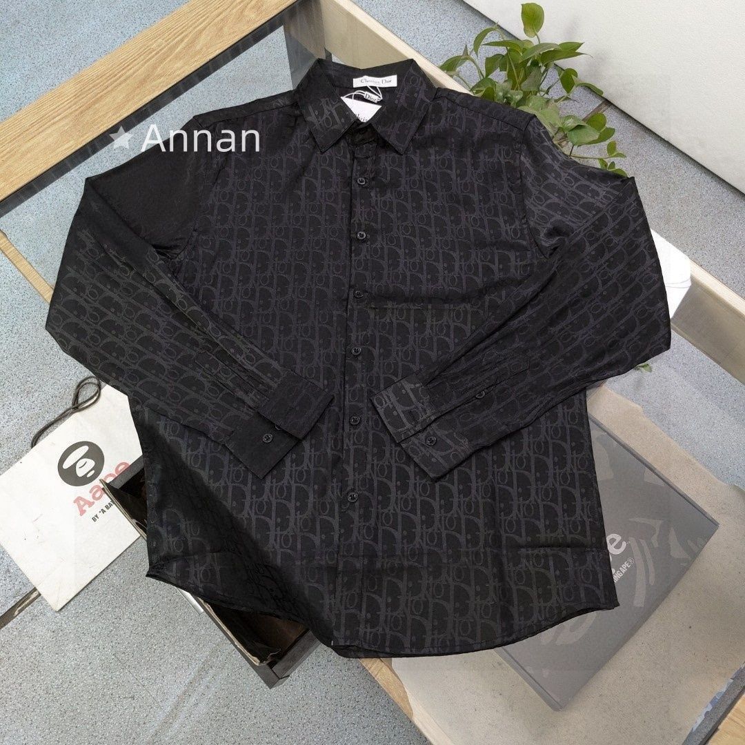 【未使用品】最終値下げ新品 タグ付 Christian Dior クリスチャンディオール 長袖シャツ メンズ レディース ユニセックス カジュアル
