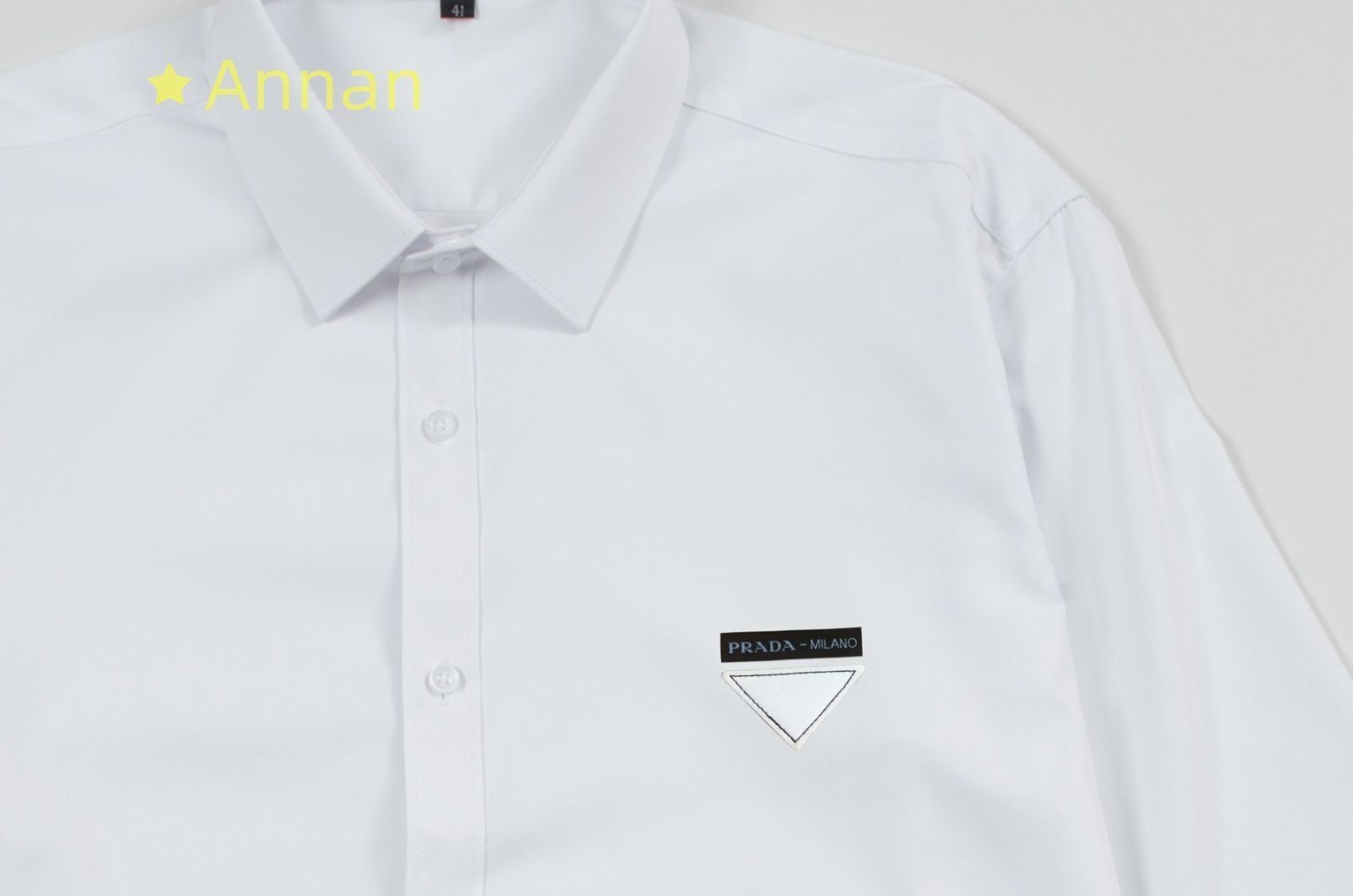 美品 本日特価 新品 タグ付 PRADA プラダ 長袖シャツ メンズ レディース ユニセックス カジュアル