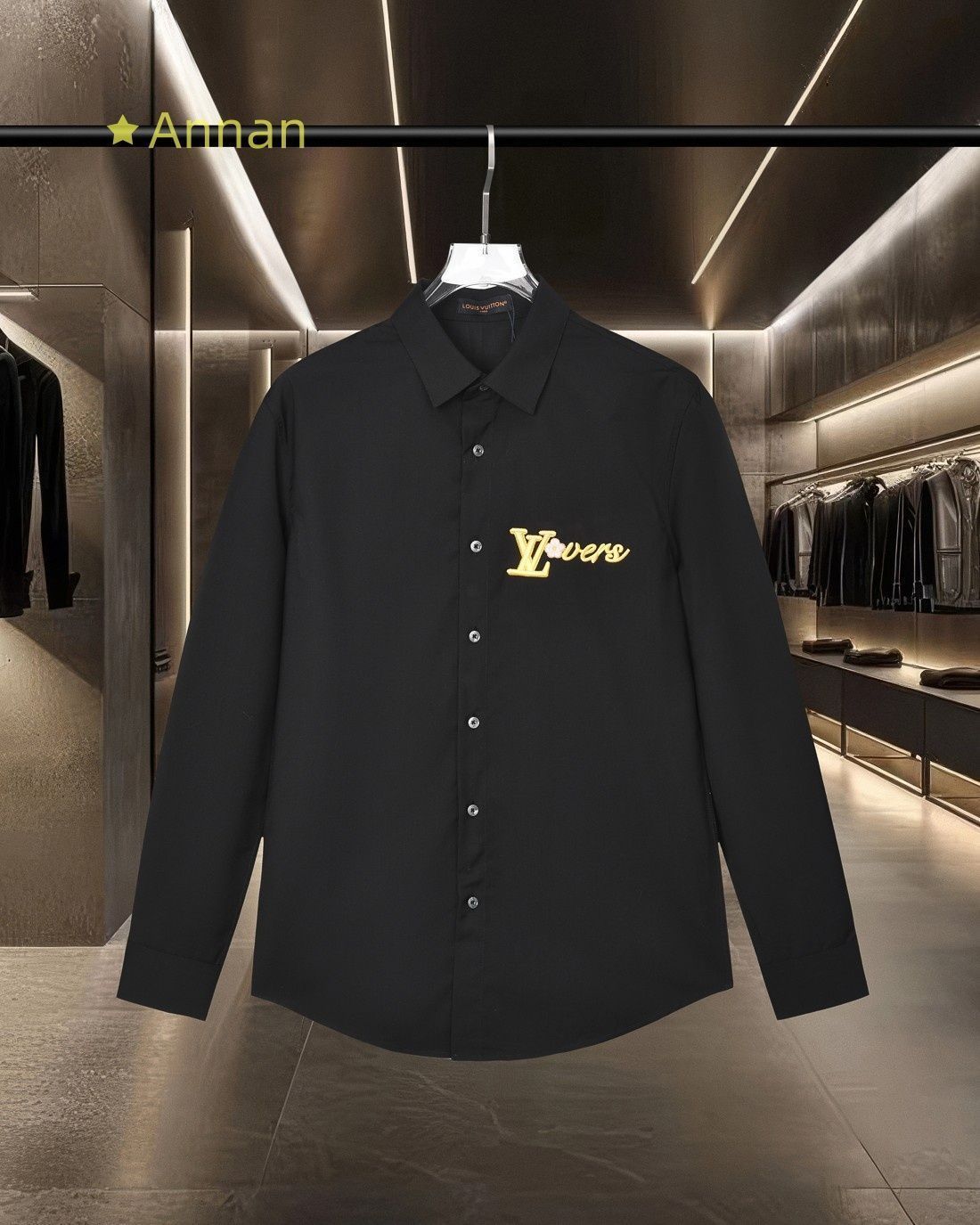 限界 超美品 最終値下げ 新品 タグ付 LV LOUIS VUITTON ルイヴィトン 長袖シャツ メンズ レディース ユニセックス カジュアル