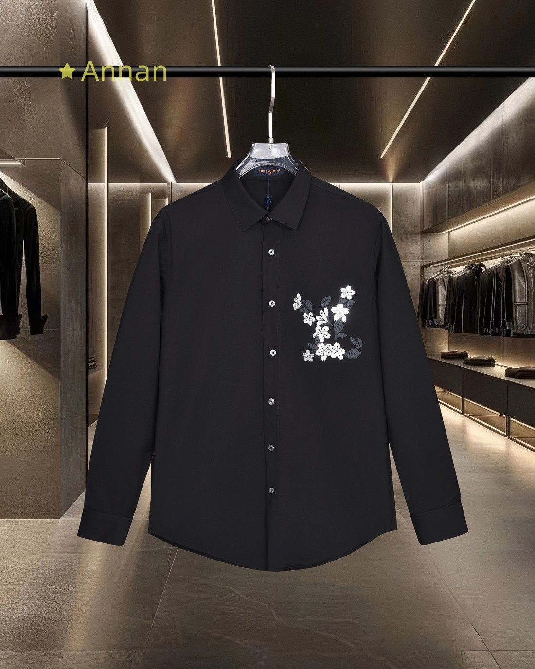 超美品 限定品 限界価格 新品！新品 タグ付 LV LOUIS VUITTON ルイヴィトン 長袖シャツ メンズ レディース ユニセックス カジュアル