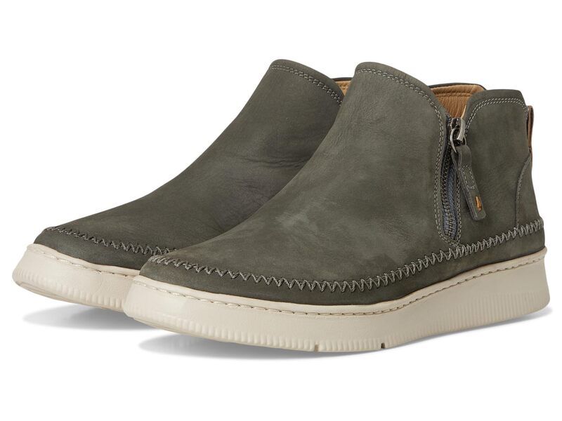 サミュエルフドバード レディース シューズ スニーカー ブーツ Samuel Hubbard Featherlight Laguna Zip Bootie Gray Nubuck グレー
