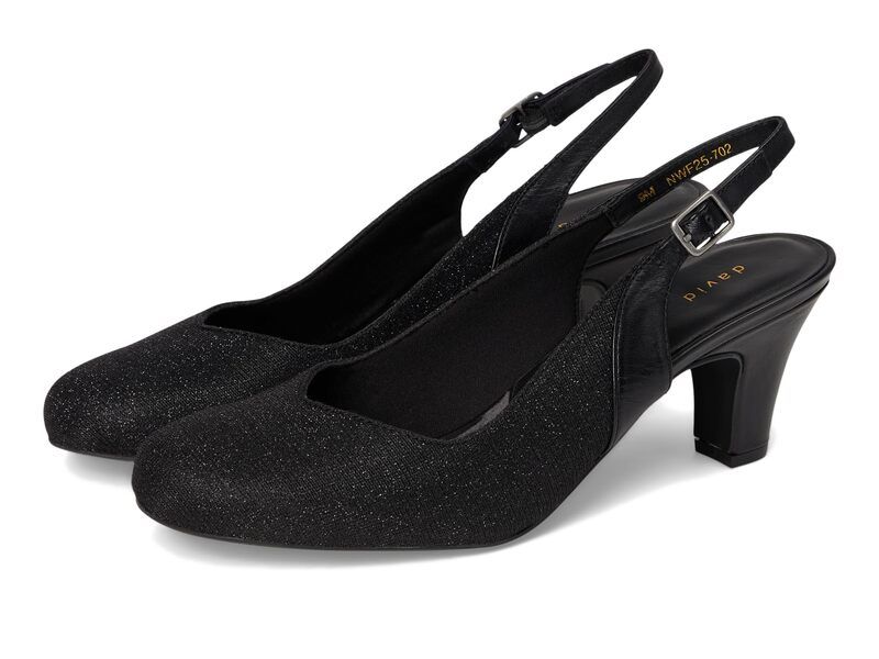 ダイビッドテイト レディース シューズ ヒール David Tate Avenue Black ブラック