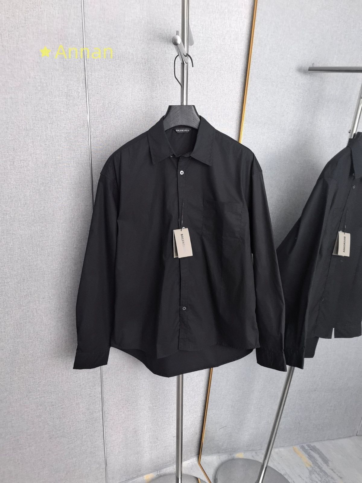 限界価格 新品 タグ付 BALENCIAGA バレンシアガ長袖シャツ メンズ レディース ユニセックス カジュアル