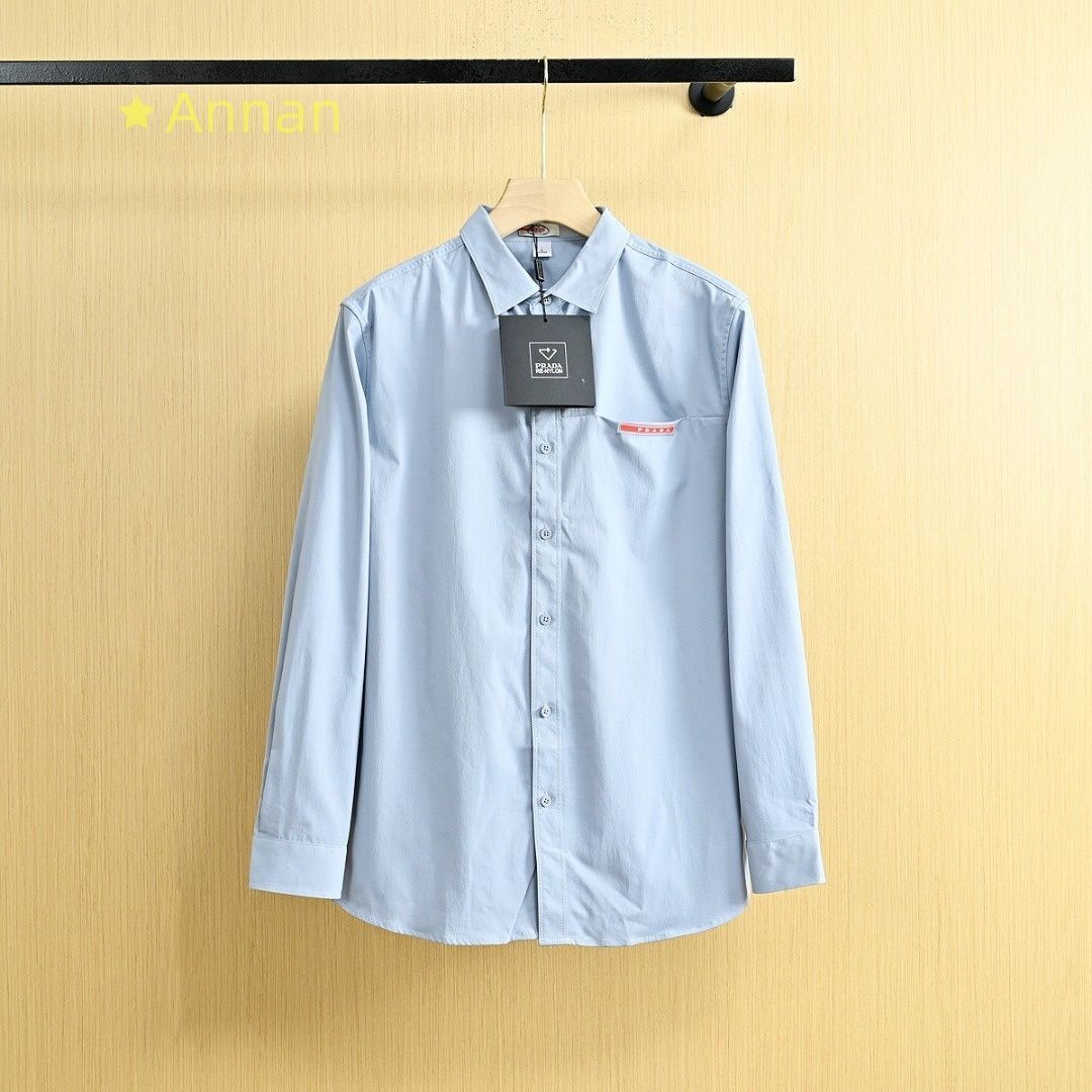 高級 人気商品新品 タグ付 PRADA プラダ 長袖シャツ メンズ レディース ユニセックス カジュアル 高級 人気商品新品 タグ付 PRADA プラダ 長袖シャツ メンズ レディース ユニセックス カジュアル