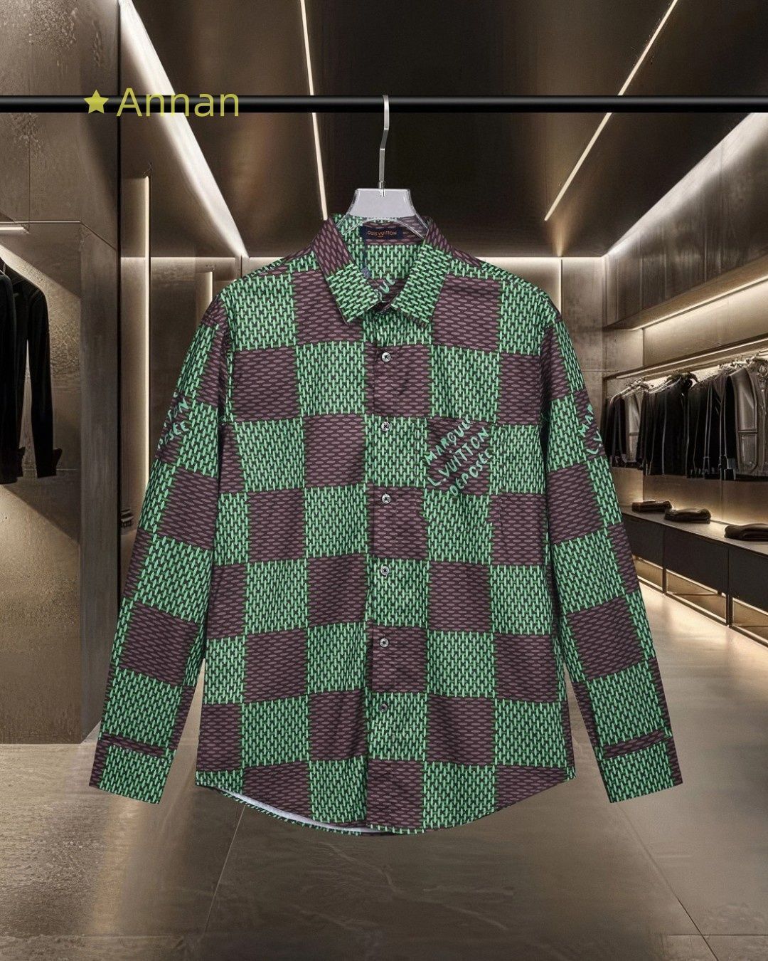 限界価格美品 新品 タグ付 LV LOUIS VUITTON ルイヴィトン 長袖シャツ メンズ レディース ユニセックス カジュアル