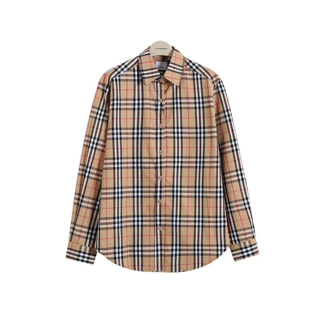 【特価】超美品 限定品 限界価格新品 タグ付 BURBERRY バーバリー 長袖シャツ メンズ レディース ユニセックス カジュアル