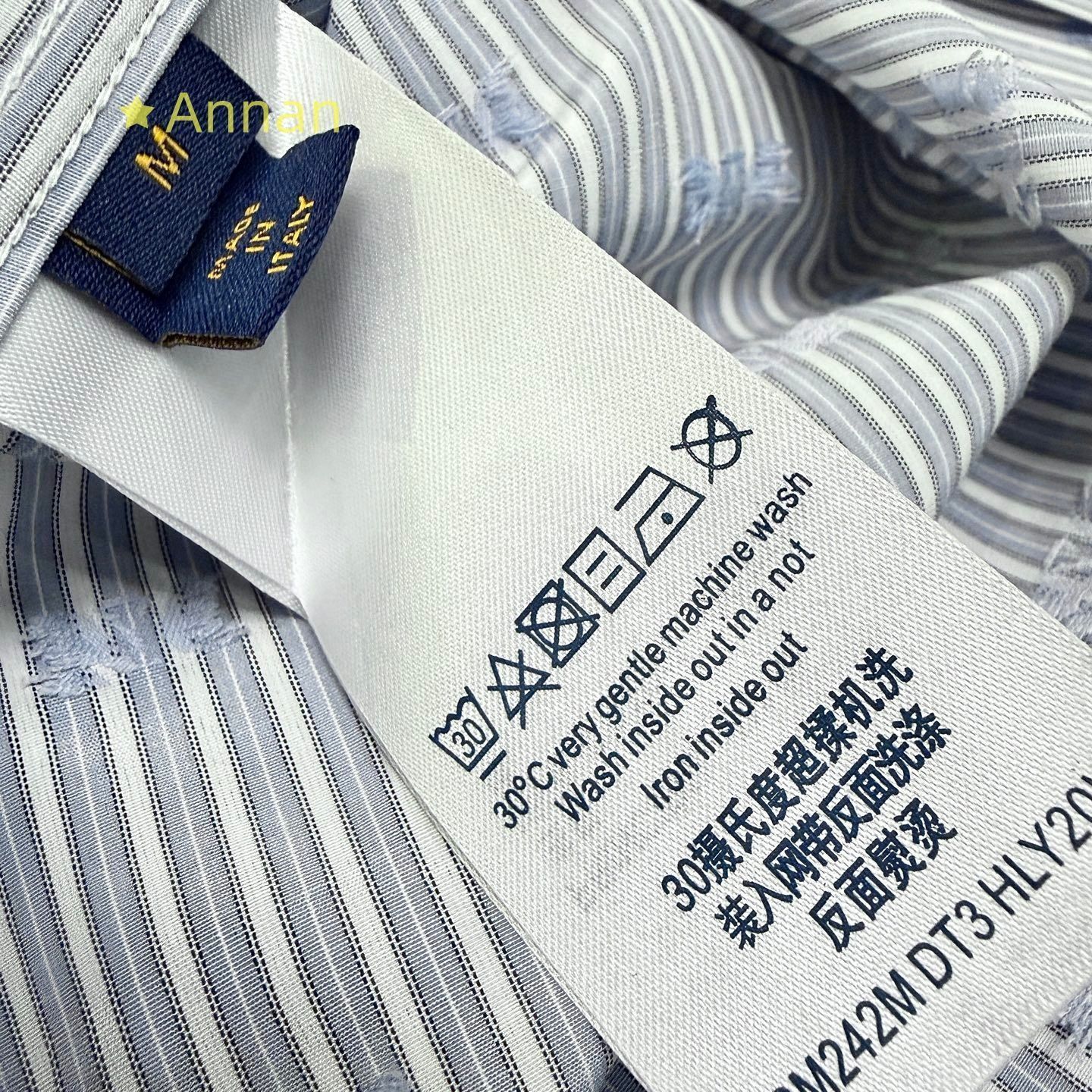 【未使用品】最終値下げ 新品！新品 タグ付 LV LOUIS VUITTON ルイヴィトン 長袖シャツ メンズ レディース ユニセックス カジュアル