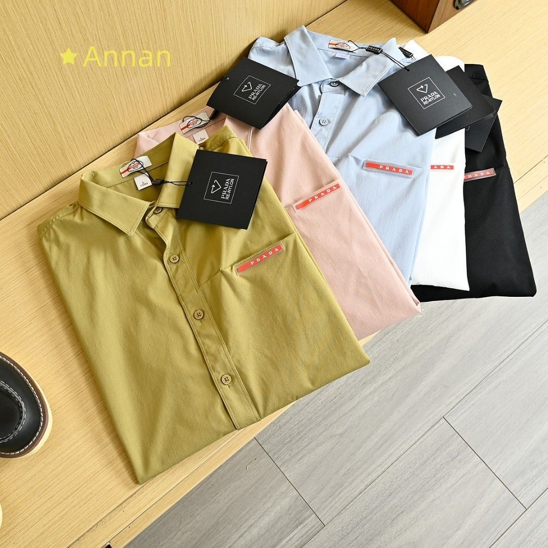 高級 人気商品新品 タグ付 PRADA プラダ 長袖シャツ メンズ レディース ユニセックス カジュアル 高級 人気商品新品 タグ付 PRADA プラダ 長袖シャツ メンズ レディース ユニセックス カジュアル